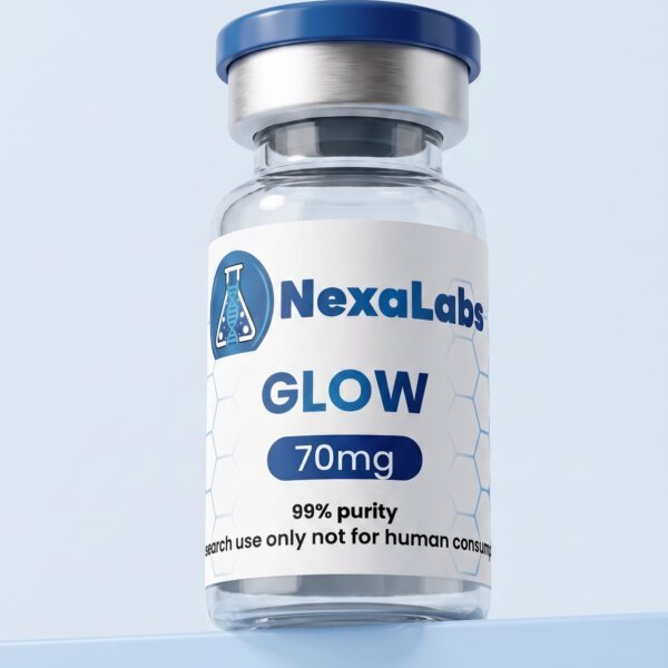 GLOW 70mg - NexaLabs research peptide vial